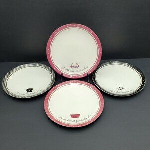 Barbie 45th Anniversary Dessert Plates Hallmark Commemorative Collector Plates